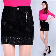 秋冬品牌包臀半身裙修身打底短裙韩国高腰加大码冬裙厂家直销包邮