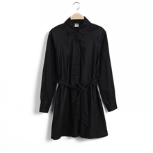 2013韩国代购秋装新款清新翻领显瘦腰带连衣裙宽松衬衫裙6231