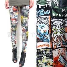 批发供应招财猫打底裤9分裤8079-124