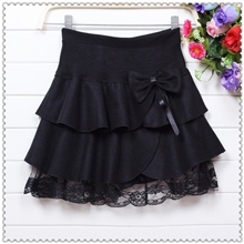 2013秋冬爆款韩版荷叶边毛呢短裙百褶裙公主裙3334价格优惠