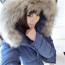 韩版女装2013冬装新款好做工自由感蓬松连帽棉衣棉服A128冬季女