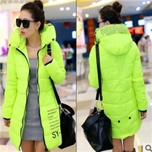 2013冬装新款棉服时尚靓款长款棉衣修身大码女装羽绒棉袄