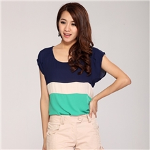 品牌新款夏季雪纺t恤潮女宽松短袖淘宝爆款服装工厂江苏服装批发