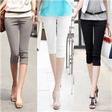 薄七分裤韩版夏季热卖修身显瘦提臀休闲裤女式休闲七分裤W811