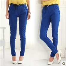 休闲裤哈伦裤女韩版潮夏女裤子显瘦打底裤长裤小哈伦送腰带