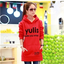 2013卫衣女韩版秋冬女装中长款字母抓绒加厚抓绒羊羔绒卫衣批发