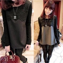 2013新款秋装韩版宽松大码显瘦秋冬季女式长袖女装连衣裙批发