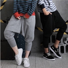 HIPHOP情侣裤男女宽松嘻哈裤跳舞街舞跨裤哈伦运动吊裆休闲裤大码