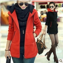 2013春秋韩版大码加厚中长款长袖休闲外套