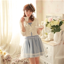 蔷枝雨儿甜美日系2013修身淑女雪纺公主连衣裙女装8775一件代发