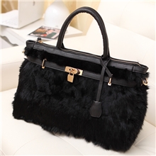 2013秋冬新款兔毛包包锁扣装饰欧美时尚高档货源低价批发T285