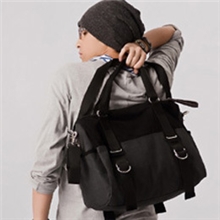 1689中性包旅行包男女大容量休闲包帆布包斜挎包超时尚帆布批发