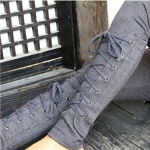 韩版新款小腿绑带打底裤女装批发3012