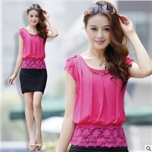 2013秋韩国大条纹宽松圆领蝙蝠袖大码毛衣