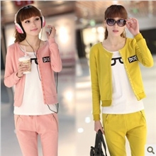 2013秋款运动休闲卫衣套装修身百搭开衫卫衣(T恤另算）