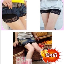 厂家直销冰丝蕾丝花边三分裤安全裤短裤打底裤批发1866