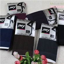 jmy高档天鹅绒唯美纱织袜宽竖条长筒袜80D性感长筒过膝袜