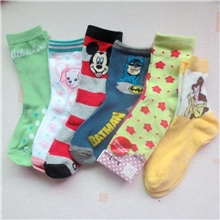 少年卡通纯棉提花童袜批发7岁---13岁左右儿童袜