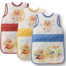 （加长版罩衣）加长版罩衣面包超人长款饭衣围兜反穿衣