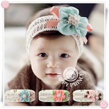 (发饰F37)韩国新款彩色太阳花造型宝宝发带儿童头饰