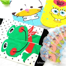 冬季地摊热卖涤棉拼图中筒可爱卡通对对袜AB袜卡通袜子批发