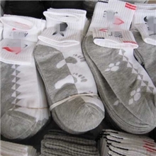 男士运动袜棉袜外贸袜子地摊批发阴阳袜学生袜涤棉纯棉棉