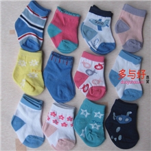 （多与好）0--1岁儿童宝宝袜子杂款多花色赠品促销淘宝赠送批发