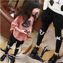 2013女童韩版五角星拼接假2件灯笼裤儿童打底裤童装批发