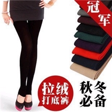 秋冬款天鹅绒拉绒连裤袜加档加大打底裤美腿打底丝袜防勾丝批发