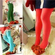 糖果色春秋天鹅绒儿童连裤袜子女童打底裤袜宝宝薄款丝袜舞蹈袜