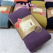 秋冬新款超显瘦日单竖条纹连裤袜打底袜女袜子17色入特批