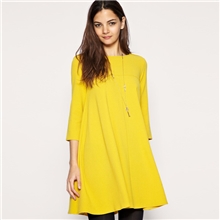 品牌女装秋冬装新款中长袖连衣裙糖果色显瘦修身针织高腰裙732