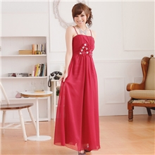 2013新款欧美红毯秀奢华手工钉花长款礼服裙姐妹伴娘裙厂家直销