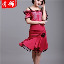 2013拉丁舞裙成人拉丁舞套裙舞蹈裙演出裙广州制衣厂,包工包料