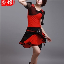 2013拉丁舞蹈服拉丁裙文艺表演服广场舞蹈服广场服广场套裙