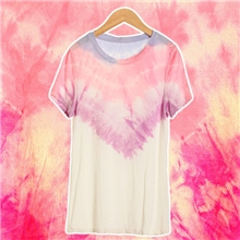 2013春夏日系复古原宿风渐变星空扎染冰激凌色短袖T恤T133