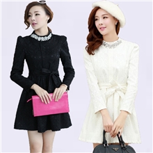 偌缃惜2013新款韩版女装修身长袖连衣裙正品连衣裙（送腰带）