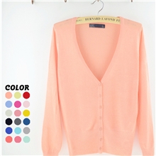 2013爆款秋装女式针织衫薄款开衫针织衫外贸基本款厂家直销