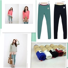 秋冬韩国新款小猫kakamee九分裤时尚女装外贸原单打底裤批发