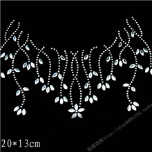 烫钻图案烫钻加工订做烫钻图烫图批发小额批发小款领口