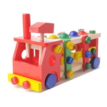 木制拆装螺母车组合动手组装拆装儿童益智玩具