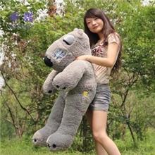 倒霉熊欠揍熊布娃娃超大0.8米毛绒玩具公仔礼物一件代发