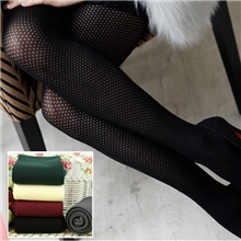 MANZI曼姿6837春秋款镂空圆点点t裆无痕连裤袜丝袜女厂家批发