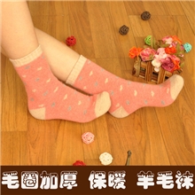 2013新款拉毛加厚保暖秋冬兔羊毛袜羊绒女袜批发厂家直销T903