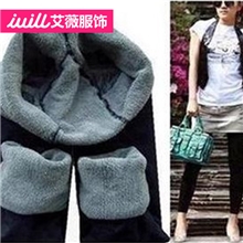 爆款双层保暖加厚九分裤保暖裤秋冬竹炭打底裤批发毛裤