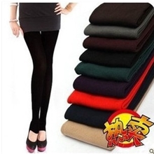 C镇店之宝2013秋冬加绒加厚打底裤踩脚裤批发保暖裤批发