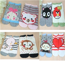 直板卡通袜批发义乌袜子对对袜AB袜袜子批发义乌袜子批发城
