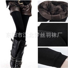 厂家直销秋冬加厚珍珠绒打底裤双层加厚保暖不倒绒保暖裤