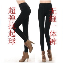 2013秋冬新款高防经纶高密度棉纱保暖一体裤靴裤