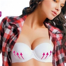 1/2岱夫人光面文胸拍婚纱照无痕加厚聚拢新娘无肩带结婚半杯6001